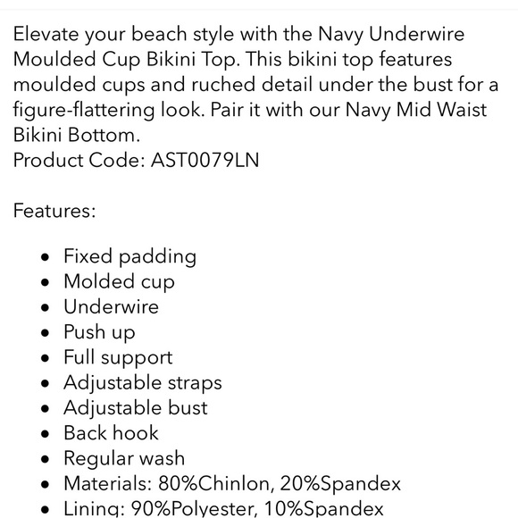 Orange bikini top - Picture 6 of 8